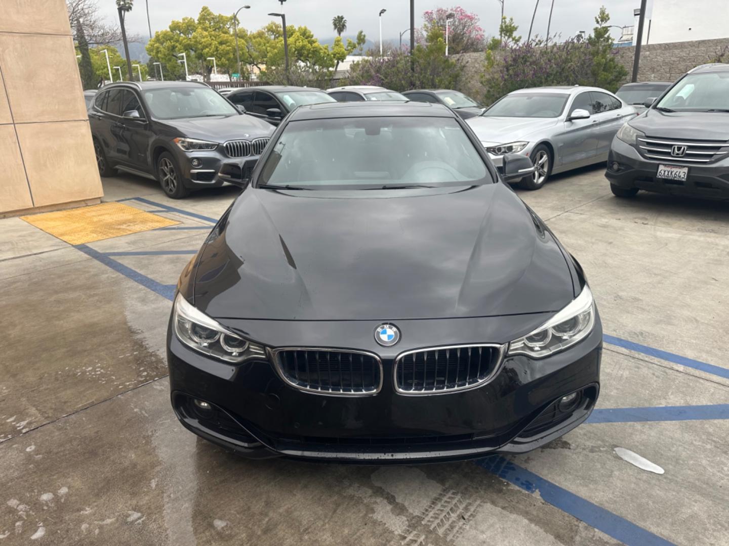 2015 Black BMW 4-Series 435i coupe (WBA3R1C55FK) with an 3.0L V6 DOHC 24V engine, 8-Speed Automatic transmission, located at 30 S. Berkeley Avenue, Pasadena, CA, 91107, (626) 248-7567, 34.145447, -118.109398 - Crown City Motors is a used “Buy Here Pay Here” car dealer in Pasadena CA. “Buy Here Pay Here” financing, means that when you purchase your vehicle from our dealership, that you make the payments to the dealership as well. We do not need the banks approval to get you approved for a used auto - Photo#7